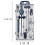 9Pc Drafting Compass for Geometry Set Tool Compass Drawing Tool for Geometry for Drafting, Math, Drawing, Engineer Tool 3