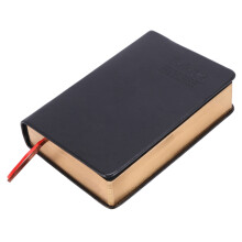 Vintage Thick Paper Notebook Notepad PU+Paper Bible Diary Book Journals Agenda Planner School Office Stationery Supplies Black+Gold