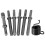 7 Pcs Great Heavy Duty Smoothing Pneumatic Air Rivet Hammer Tools Kit 1