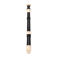 Irin Abs Recorder Soprano Clarinet Long Flute Baroque Recorder Fingering Musical Instrument Accessories Beginner (Black)
