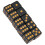20PCS Black Plastic 6-Side Dice for Math & Board Games 1.6cm 10