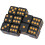 20PCS Black Plastic 6-Side Dice for Math & Board Games 1.6cm 13