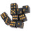 20PCS Black Plastic 6-Side Dice for Math & Board Games 1.6cm 11