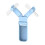 Double Headed Folding USB Fan, Portable Handheld Mini, Blue 2