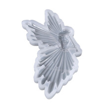Epoxy Silicone Mold Girl with Flute Angel Resin Mould DIY-left