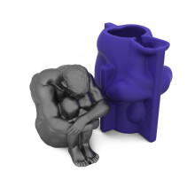 Moule en Silicone humain pour artiste, savon fait Ă la main,-D