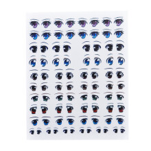 Autocollants yeux de dessin animé visage de bébé en Silicone-C
