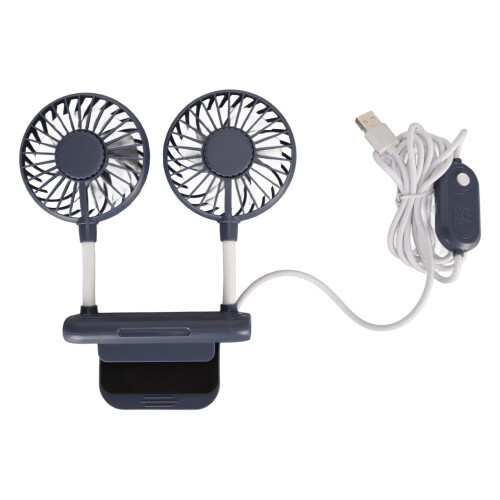 Space-Saving Clip On Computer Fan 3 Speed Settings 6.6ft USB Cable
