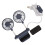 Space-Saving Clip On Computer Fan 3 Speed Settings 6.6ft USB Cable 12