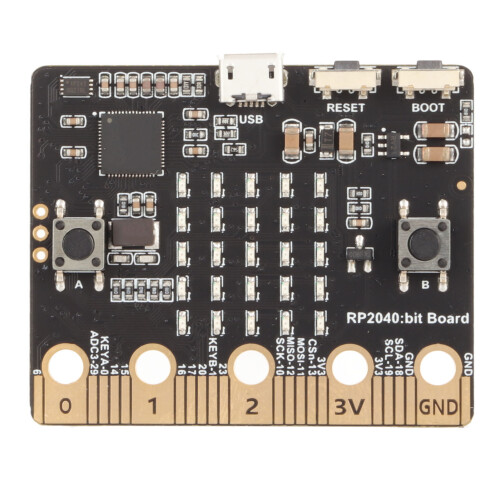 RP2040 Micro Bit Entwicklungsboard mit 5x5 LED für Raspberry PICO Programmierung 1