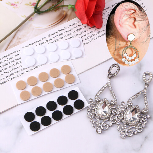 100 Pieces Ear Support Back Earring Lifter Suitable for-White 2