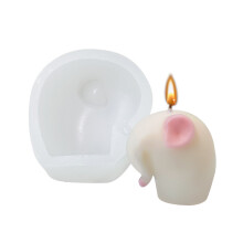 Animal Series Candle Epoxy Resin Mold-Elephant family