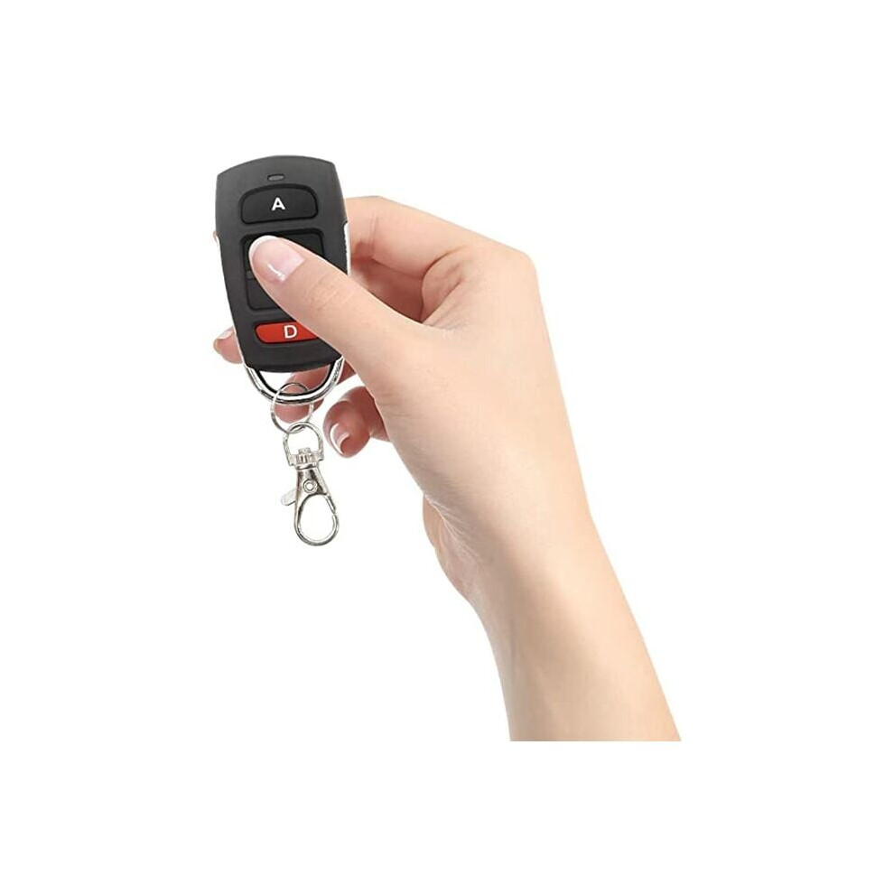 Fixed Frequency Remote Cloner, Universal Cloning Remote Control For Garage Door & Electronic Gate, 4Pcs Electric Key Fob, Vehicle Lock & Car 9169997116147