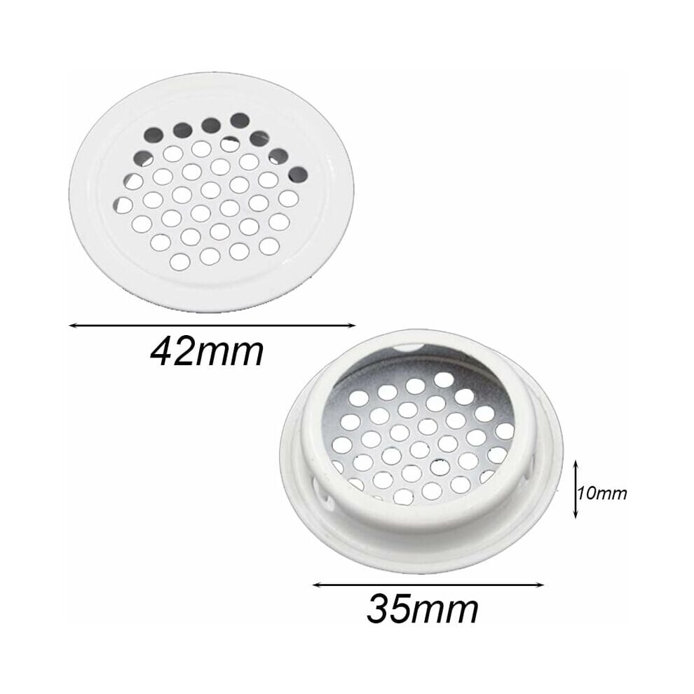 Durable Stainless Steel Circular Soffit Vent, Mesh Hole Louver For Fresh Odorless Environment In Multiple Use Spaces (20Pcs) 9169997115980