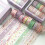 Διακοσμητική ταινία κάλυψης για scrapbooking, ζωντανά σχέδια, αξεσουάρ ημερολογίου, 4