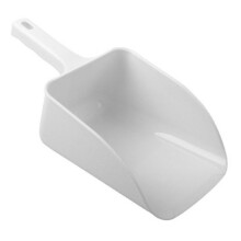 Polycarbonate Plastic Utility Scoop, Multi-Purpose Scoop For Ice, Dog Food, Dry Goods, And More, Unibody Design For Added Strength, Certified NSF