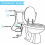Elegant Hygiene, Φορητός Ψεκαστήρας Μπιντέ για Τουαλέτα, Σχεδιασμός χωρίς Διαρροές, 4