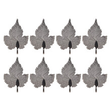 Servetringen met herfst- en winterthema, Thanksgiving-servetringen, stijlvolle herfstservetringen met esdoornbladmotief, elegante tafelaccessoires