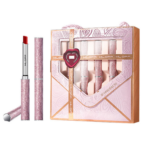 Σετ ματ υγρού κραγιόν, αδιάβροχο lip gloss με φυσικό λαμπερό φινίρισμα, ελαφριά υφή 1