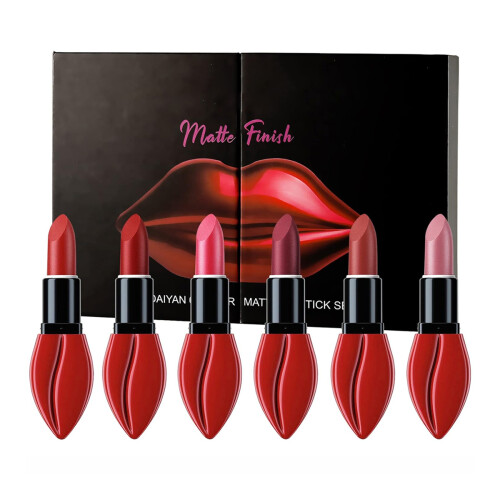 Βελούδινα κραγιόν για γυναίκες, ενυδατικό lip stick με υψηλή χρωστική ουσία και