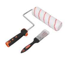 Set di rulli per vernice da 9 pollici con vassoio per pennelli – Strumenti per la verniciatura domestica indoor