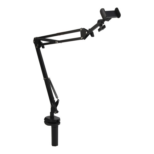 Support de téléphone mobile robuste en alliage d’acier, support ergonomique réglable noir 1