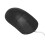 Mouse ottico cablato 1200 DPI USB ergonomico nero per laptop e PC 8
