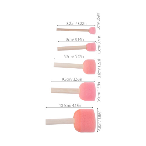 25Stk Runde Mal – 5 Größen Für Kinder Acryl 2