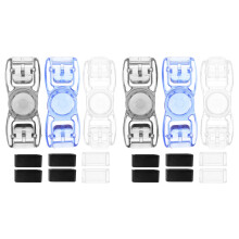 6Pcs Universal Plastic Swim Goggles Buckles Clips for Secure Strap Fit