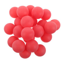 100 Matte Gekleurde Tafeltennisballen 40Mm Rood