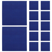 25 Stks 8"X8" -Gevoel Gastendoekjes Donkerblauw