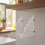 Transparante Messenhouder Wandrek - Afneembaar En Compact 6