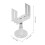 Home Use Radiator Floor Bracket Steel Plastic Adjustable White 2