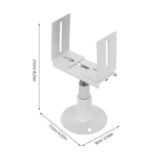 Home Use Radiator Floor Bracket Steel Plastic Adjustable White 2