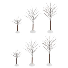 6Stk Plastik Mini Set Für Diorama Und Winterprojekte