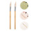 2St Sieraden Polijststok Agaat, Ergonomisch Bamboe Burnishing Tool 9