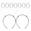 9Pcs Tiara Plástica Preta Com Dentes Para Customizar E Cosplay 10