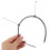 9Pcs Tiara Plástica Preta Com Dentes Para Customizar E Cosplay 4