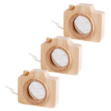 3Stk Malbare Holz Kaleidoskop Spielzeug Kinder Khaki