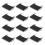 12Pcs Pedal Resistente Para Lixeira De Plástico Preto Fácil Troca 8