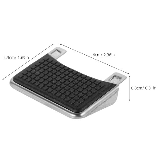 12Pcs Pedal Resistente Para Lixeira De Plástico Preto Fácil Troca 1