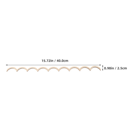 30Pcs Wood Decorative Edge Trim for Cabinets Doors Window Frames Khaki 1