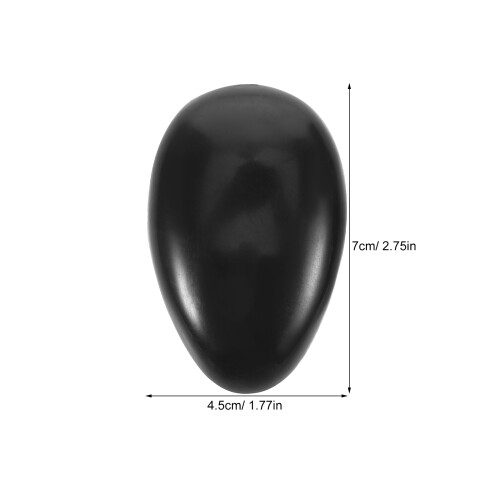 50 Unidades Cubiertas Para Orejas Reutilizables Negro Plástico Impermeable 2