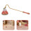 Vintage Flower Candle Snuffer With Long Handle For Home Use 9