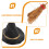 10 Pcs Witch Hat And Broomstick Mini Halloween Ornaments 8