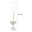 4Pièces - Goblets En PU Pour Sac Et Verres À Vin 2