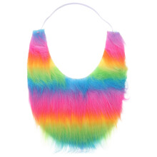 Rainbow Barba Finta: Artificiali Per Cosplay Halloween