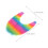 Rainbow Barba Finta: Artificiali Per Cosplay Halloween 3