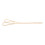 Hand Woven Rattan Quilt Duster Con Lungo Manico 25,15" 1