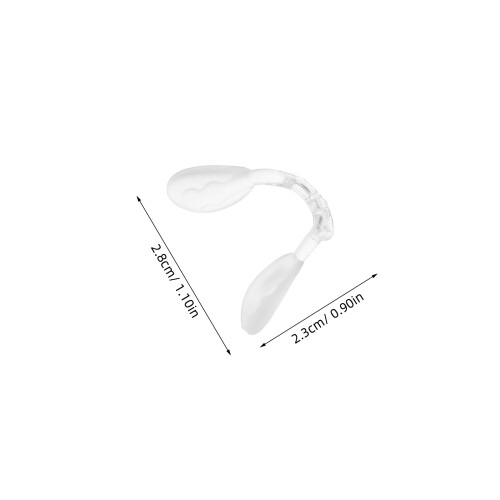 4 Pezzi Inserti Nasali In Silicone A Forma U 2
